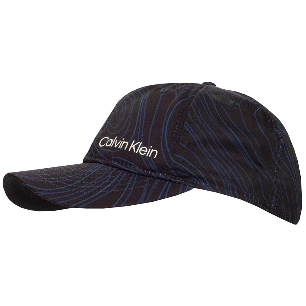 Calvin Klein Printed Baseball Cap - Marble Print - Image 3