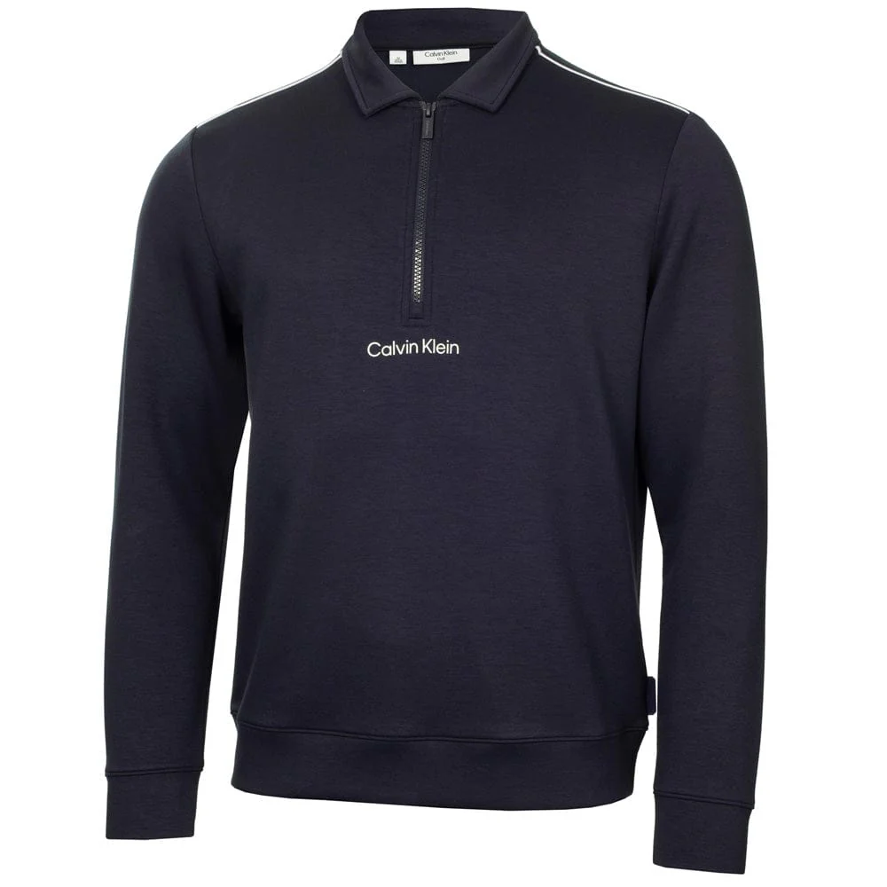 Calvin Klein Rossmore Collared Half Zip - Navy - Image 3