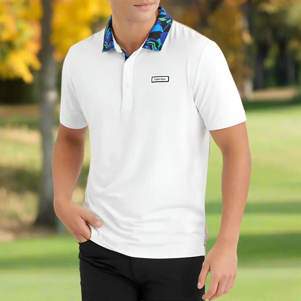 Calvin Klein Seabury Polo Shirt - White - Image 5