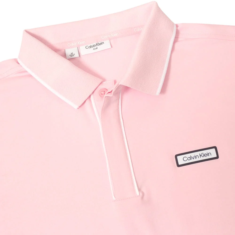 Calvin Klein Seafield Polo Shirt - Cherry Blossom - Image 4