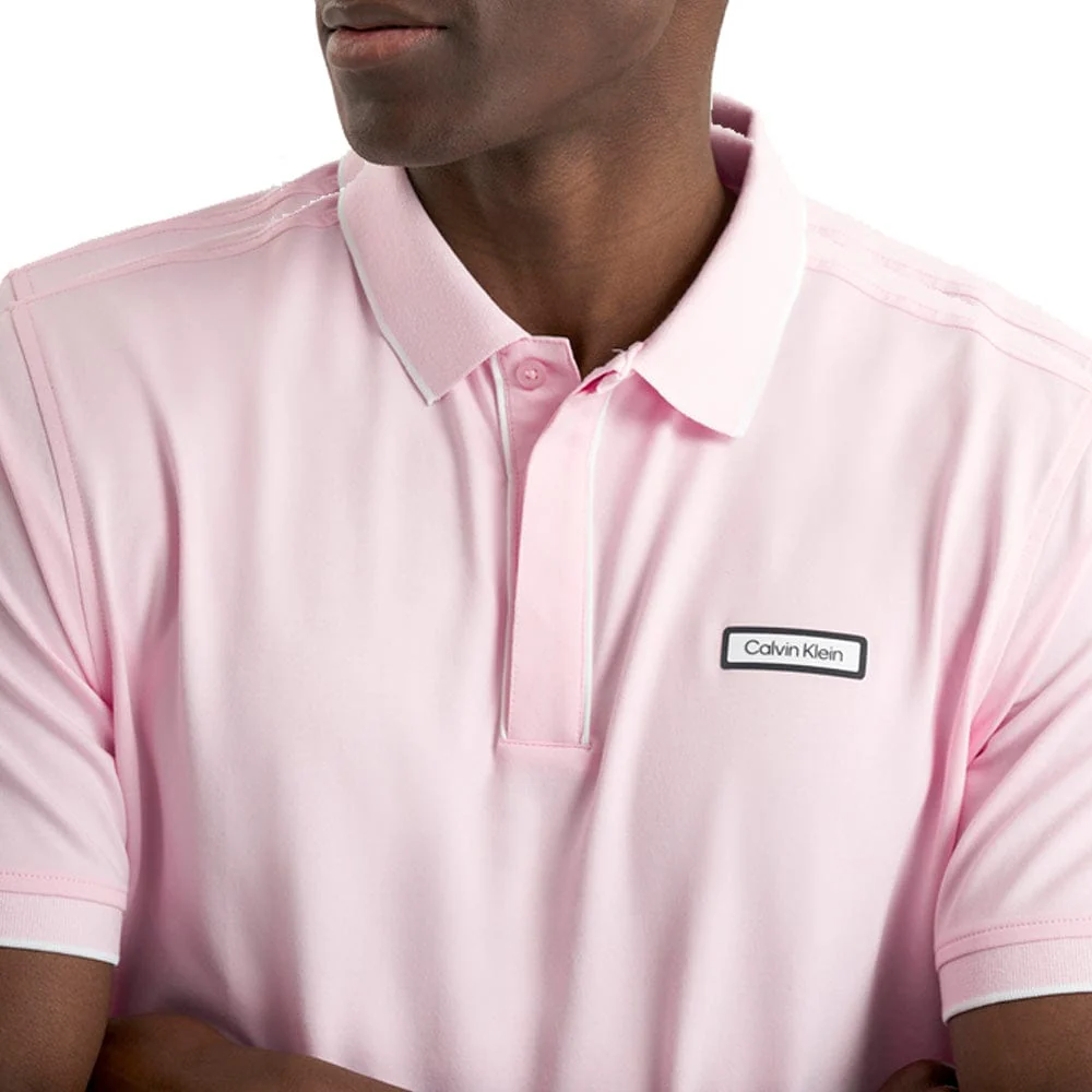 Calvin Klein Seafield Polo Shirt - Cherry Blossom - Image 5