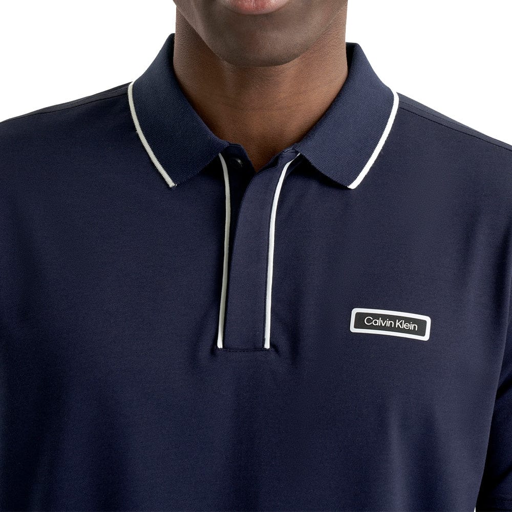 Calvin Klein Seafield Polo Shirt - Navy - Image 4