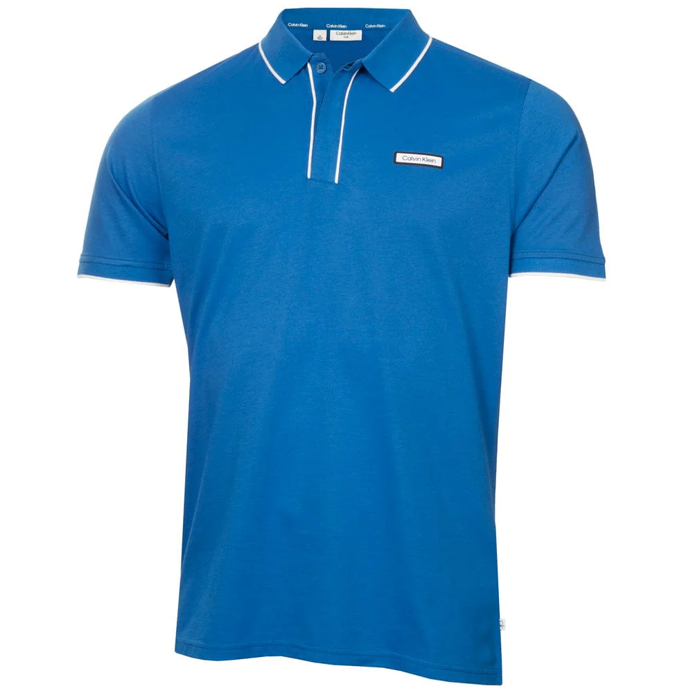 Calvin Klein Seafield Polo Shirt - Sapphire - Image 6