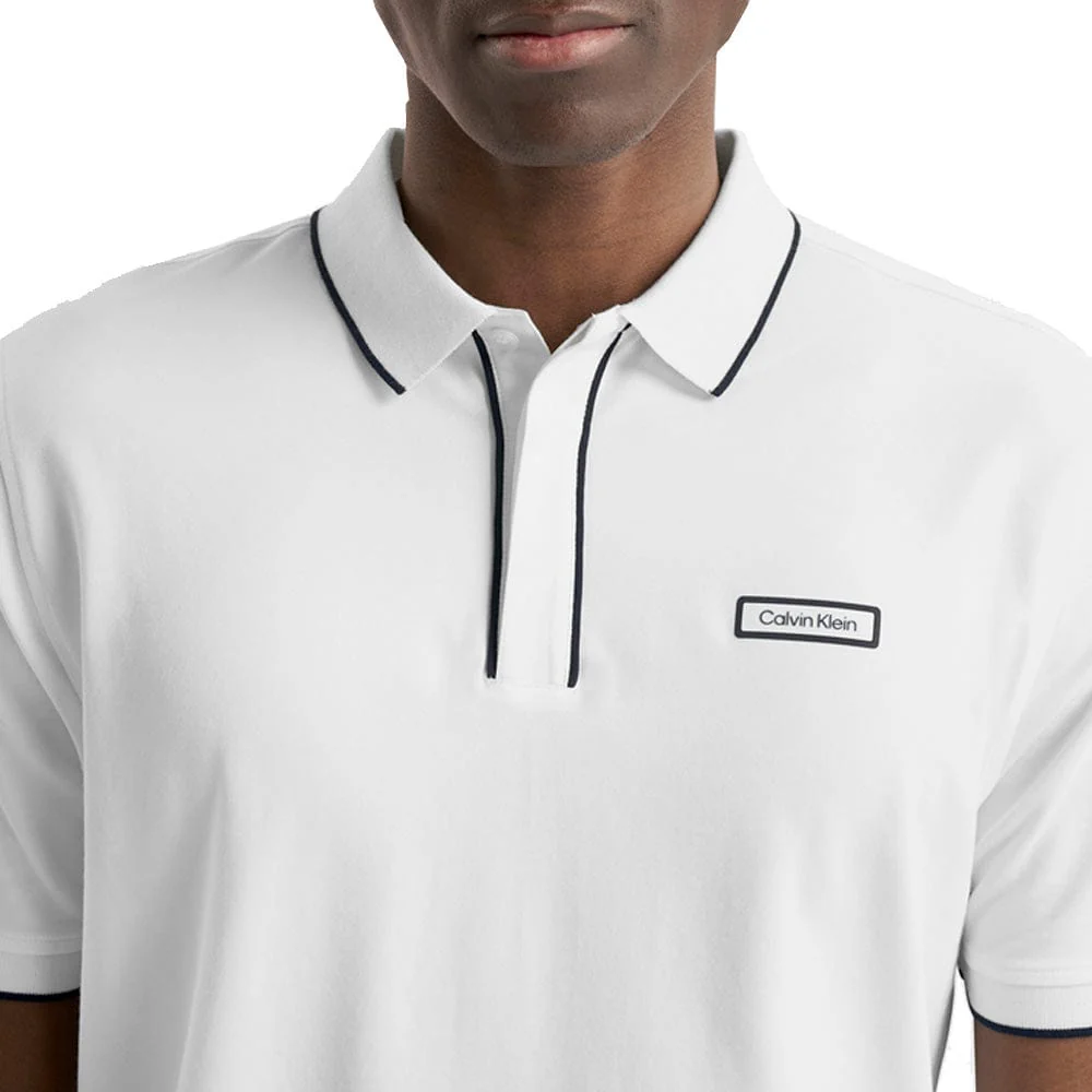 Calvin Klein Seafield Polo Shirt - White - Image 5