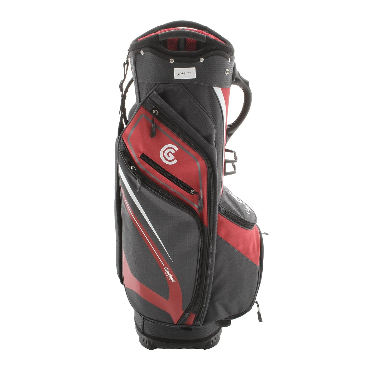 Cleveland Cart Bag - Red/GreyWhite - Image 3