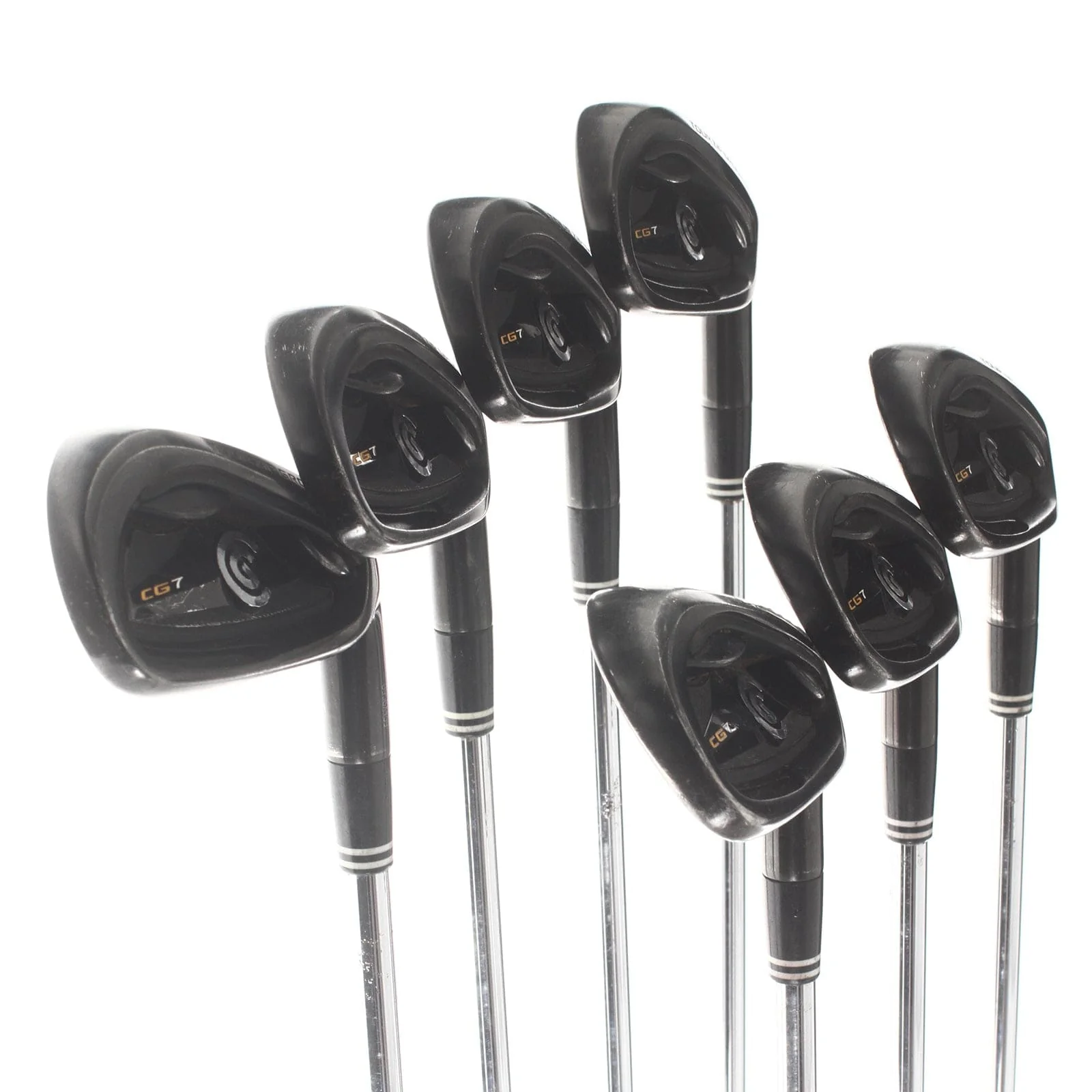 Cleveland CG7 Black Pearl Steel Mens Right Hand Irons 4-PW Regular - Cleveland Flight Speed - Image 2