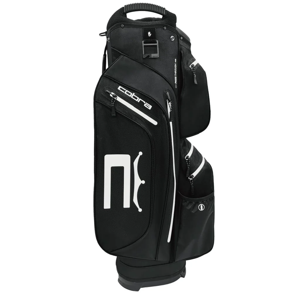 Cobra ACE Waterproof Cart Bag - Black/Black - Image 3