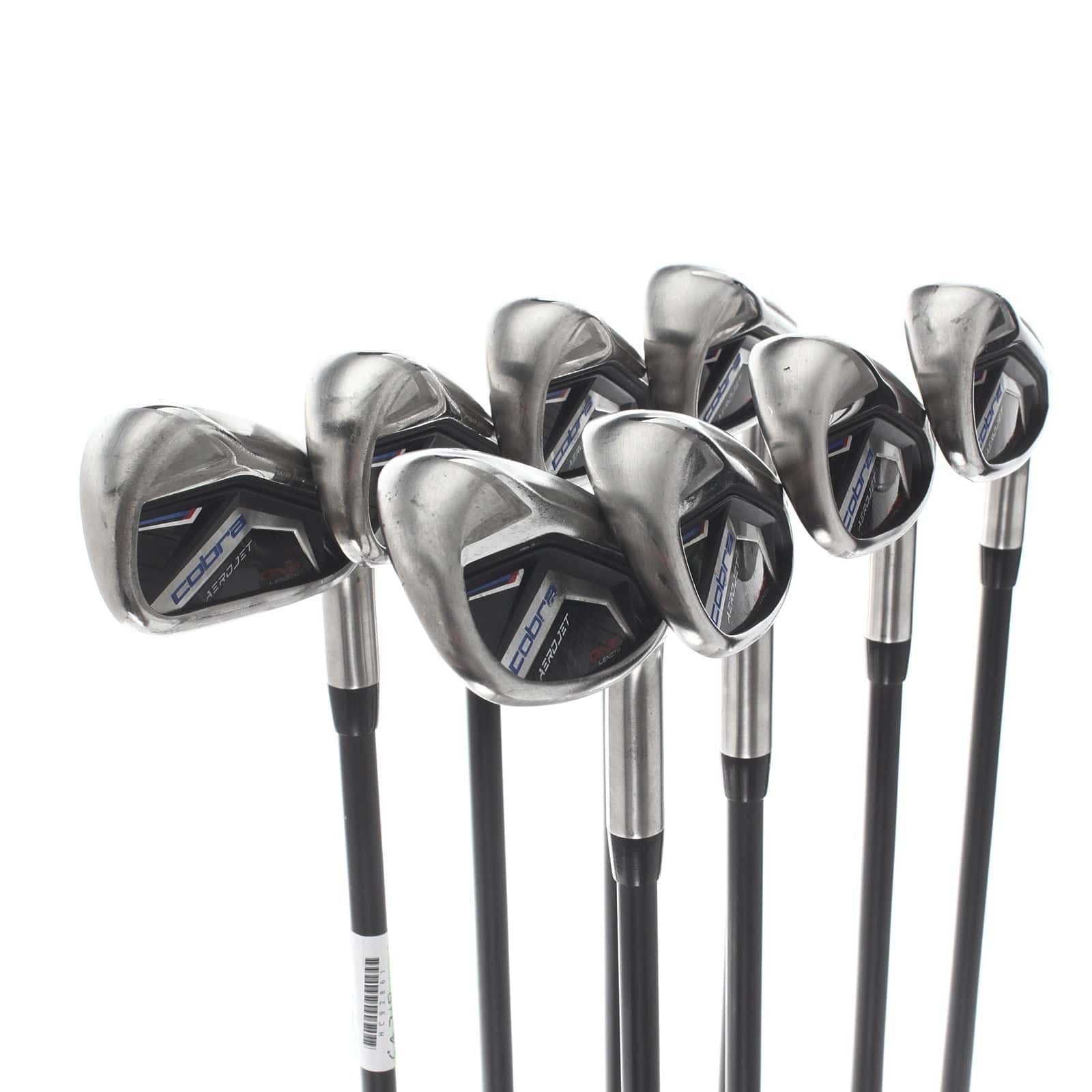 Cobra Aerojet One Length Graphite Mens Right Hand Irons 4-GW Stiff - KBS 85 - Image 2
