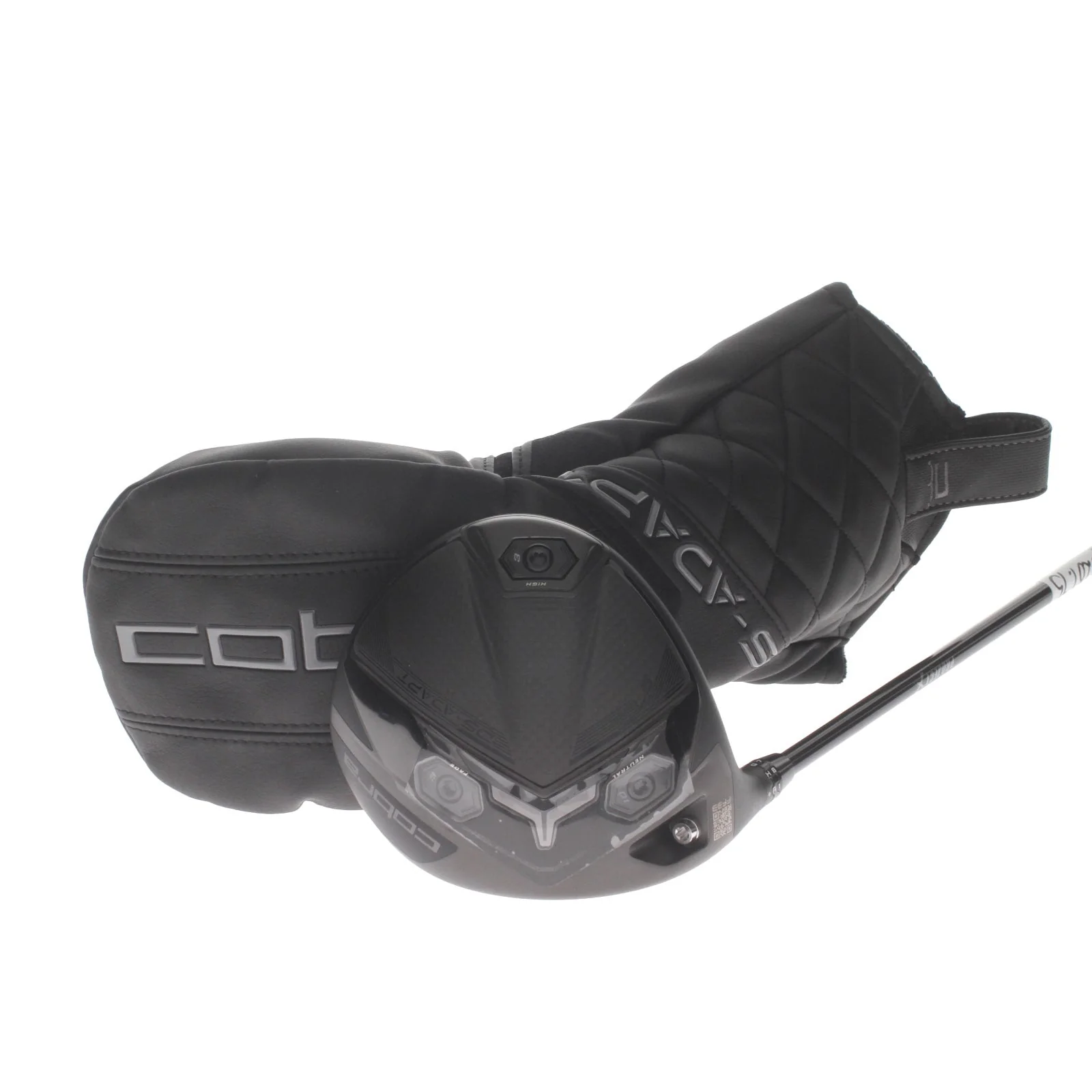 Cobra DS-Adapt LS Graphite Mens Left Hand Driver 9* Extra Stiff - Denali Black 70g 6.5