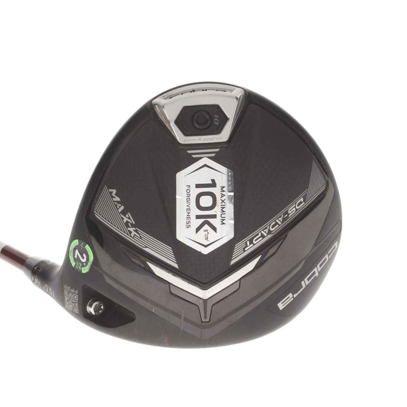Cobra DS-ADAPT Max-K 10K Graphite Mens Right Hand Driver 10.5* Regular - Denali 5.5 50g - Image 2
