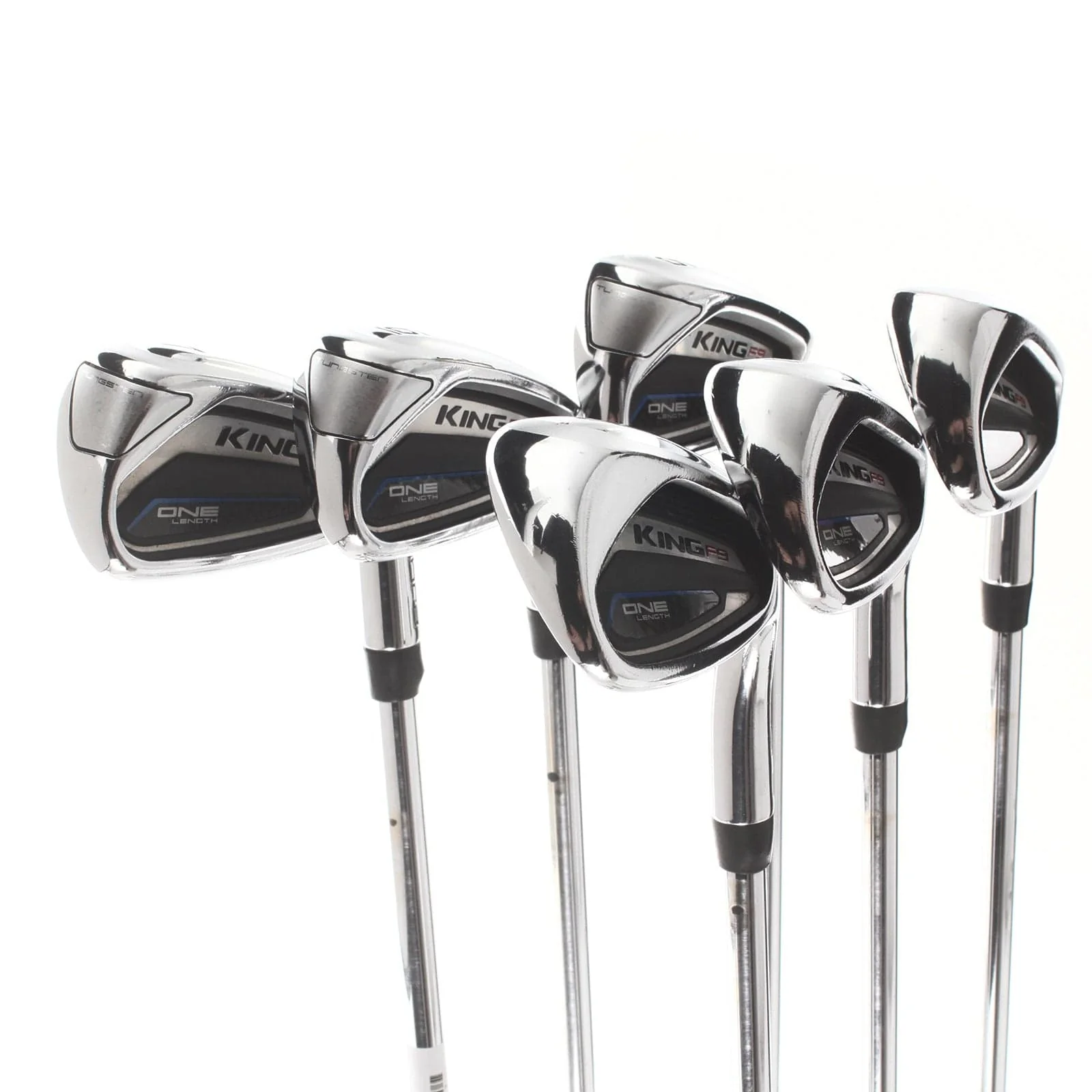 Cobra F9 One Length Steel Mens Right Hand Irons 5-PW Regular - KBS Tour 90 - Image 2