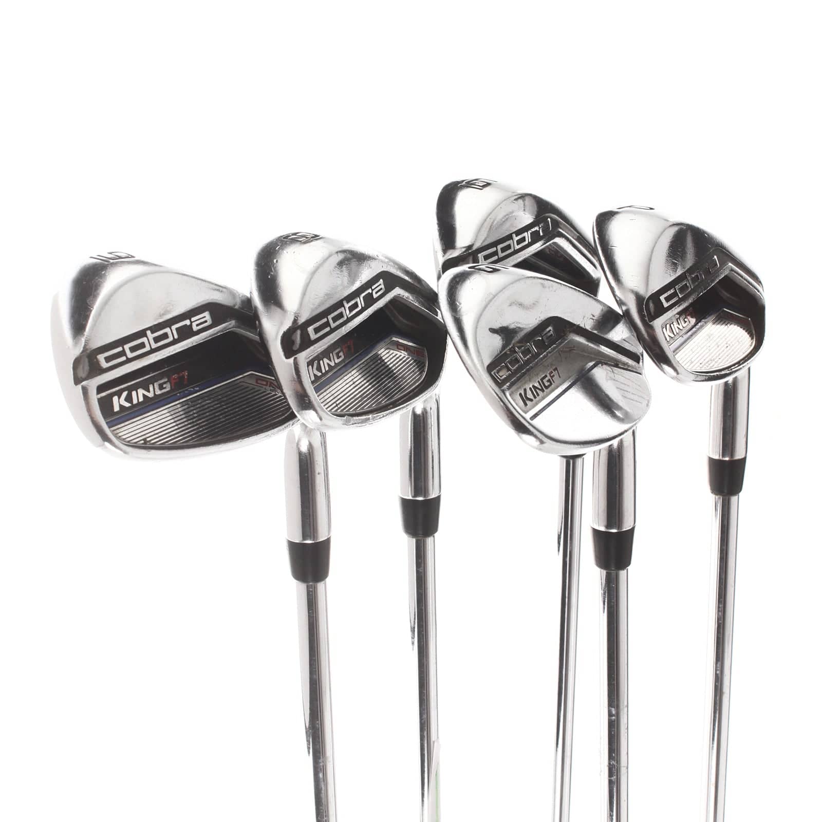 Cobra King F7 One Steel Mens Right Hand Irons 6, 8, 9 Irons+PW+GW Regular - Image 2