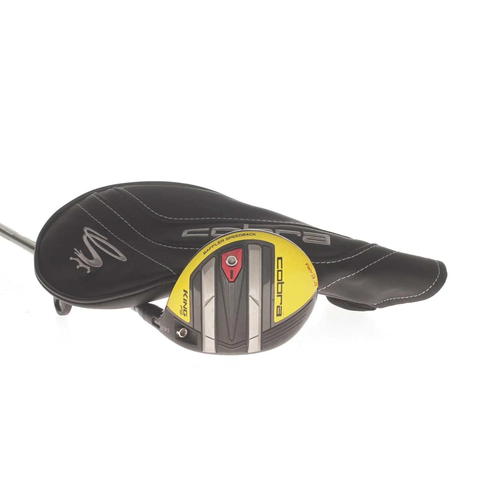 Cobra King F9 Graphite Mens Right Hand Fairway 3 Wood 14.5* Stiff - Helium F4 59g