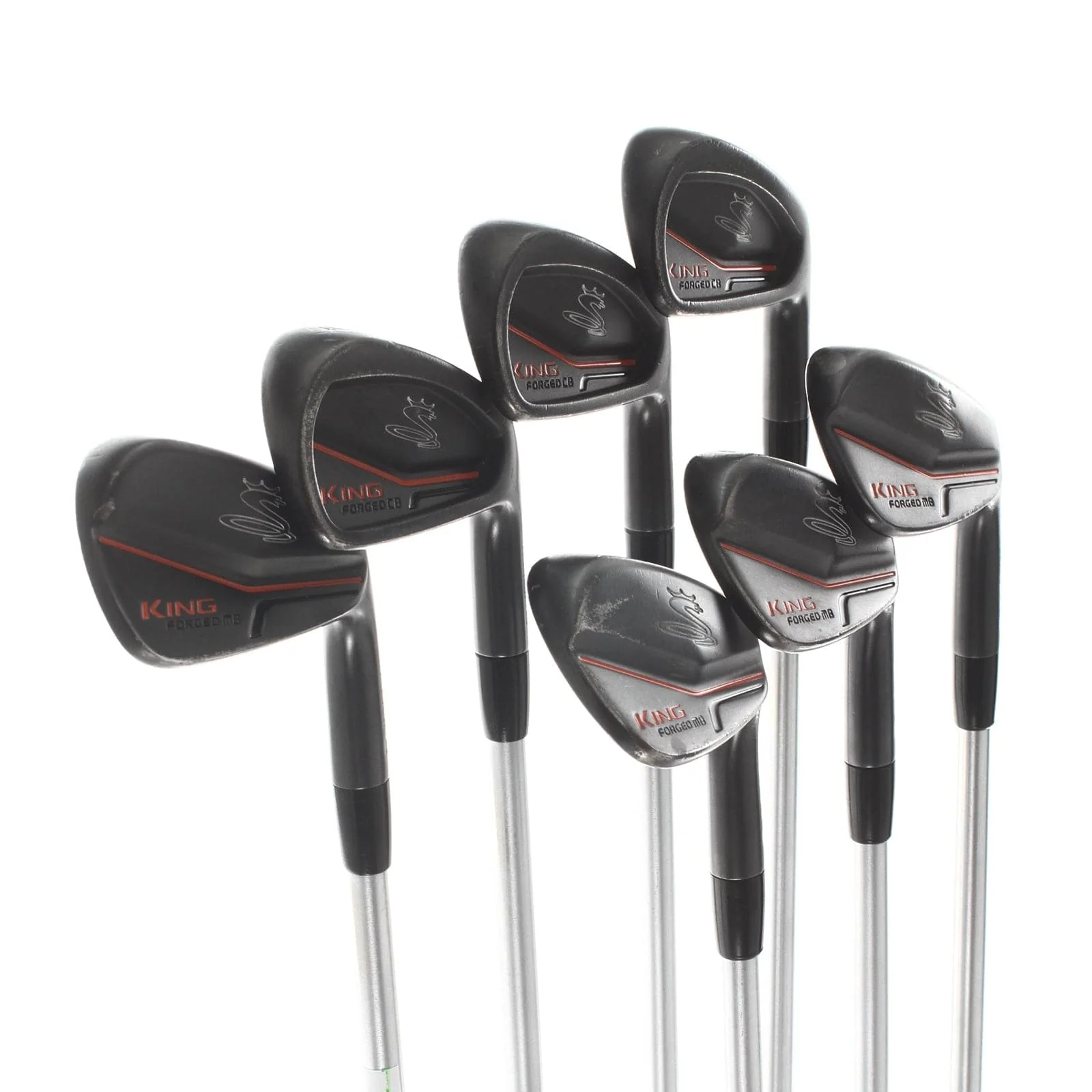 Cobra King Forged MB Black Steel Mens Right Hand Irons 4-PW Stiff - KBS Tour C-Taper 120 - Image 2