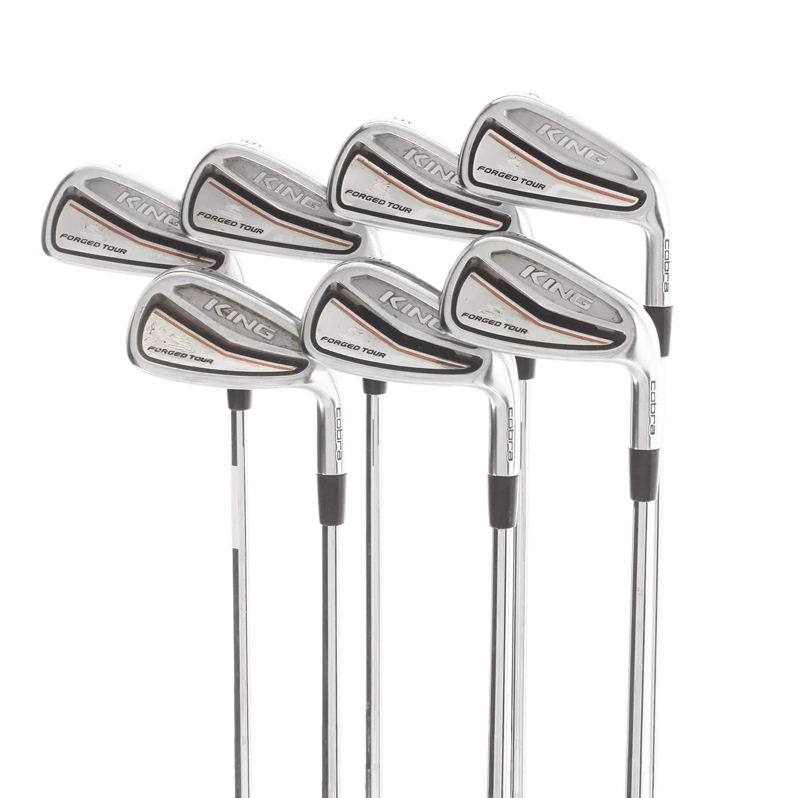 Cobra King Forged Tour Steel Mens Right Hand Irons 4-PW Stiff - KBS Tour FLT 120