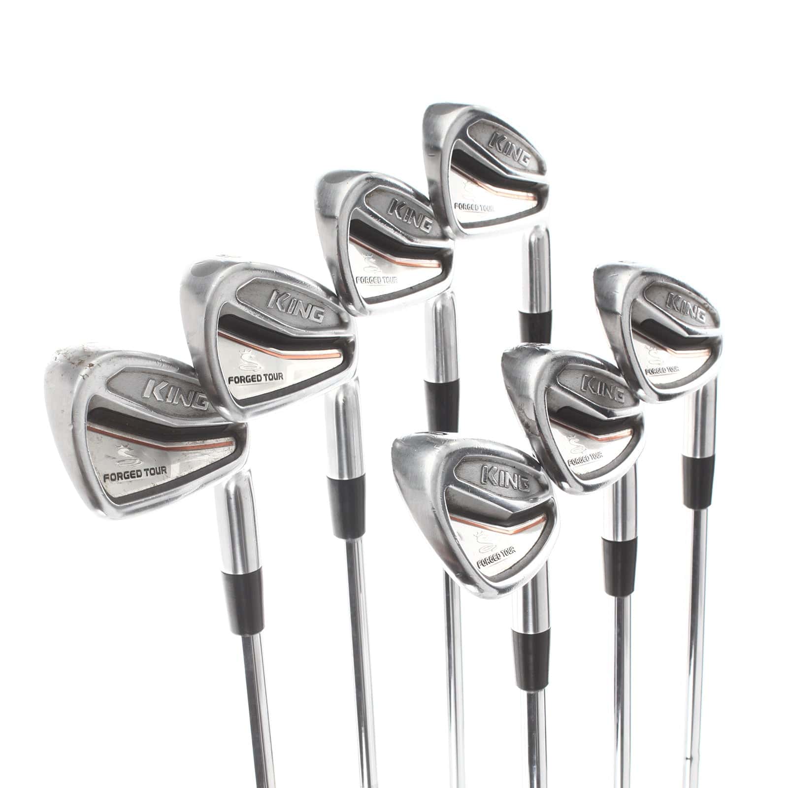 Cobra King Forged Tour Steel Mens Right Hand Irons 4-PW Stiff - KBS Tour FLT 120 - Image 2