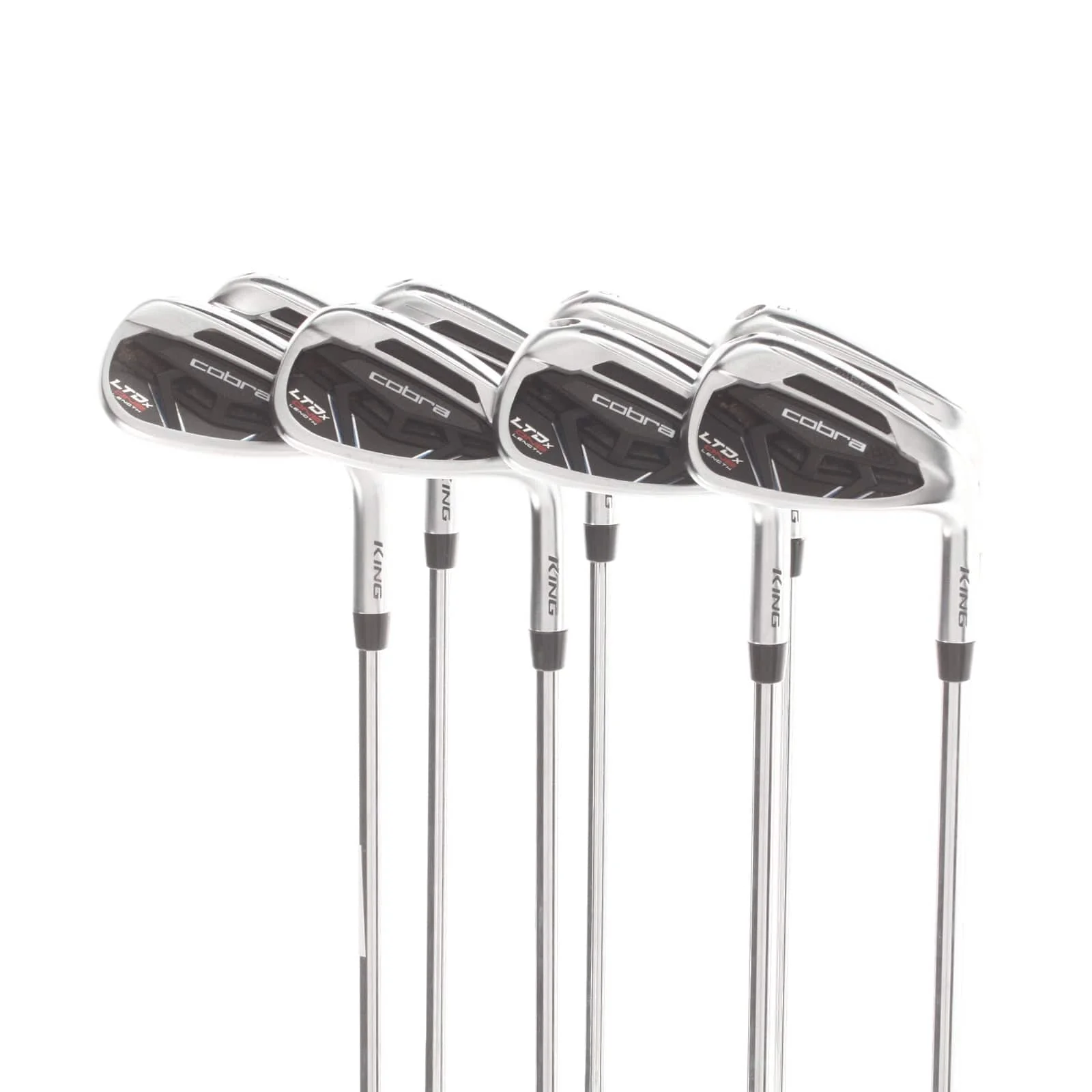 Cobra King LTDx One Legnth Steel Mens Right Hand Irons 5-GW+SW Regular - KBS Tour