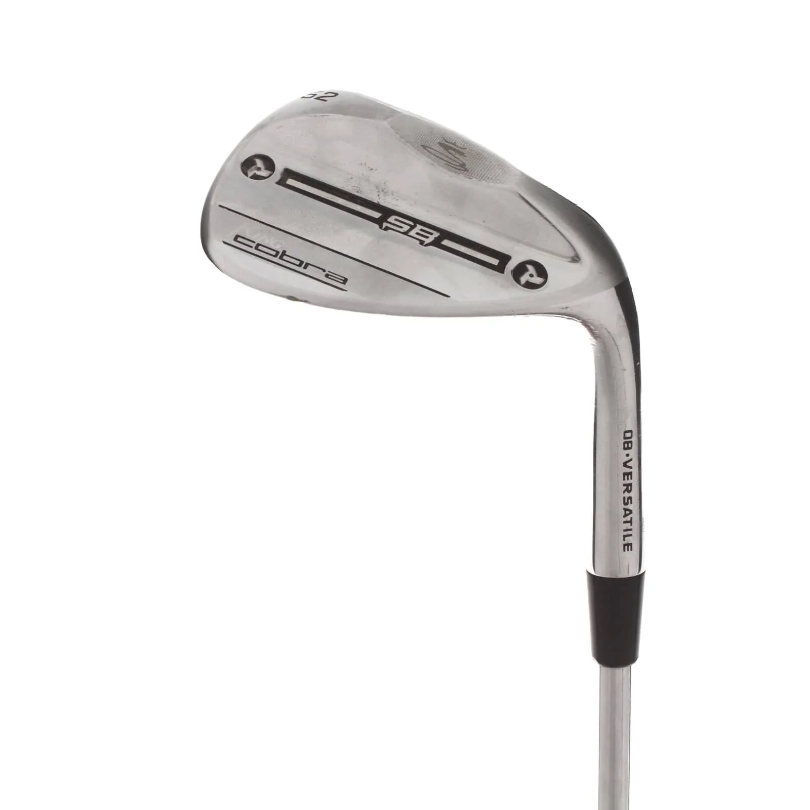Cobra King Snake Bite Steel Mens Right Hand Gap Wedge 52* 8 Bounce Versatile Grind Wedge - True Temper