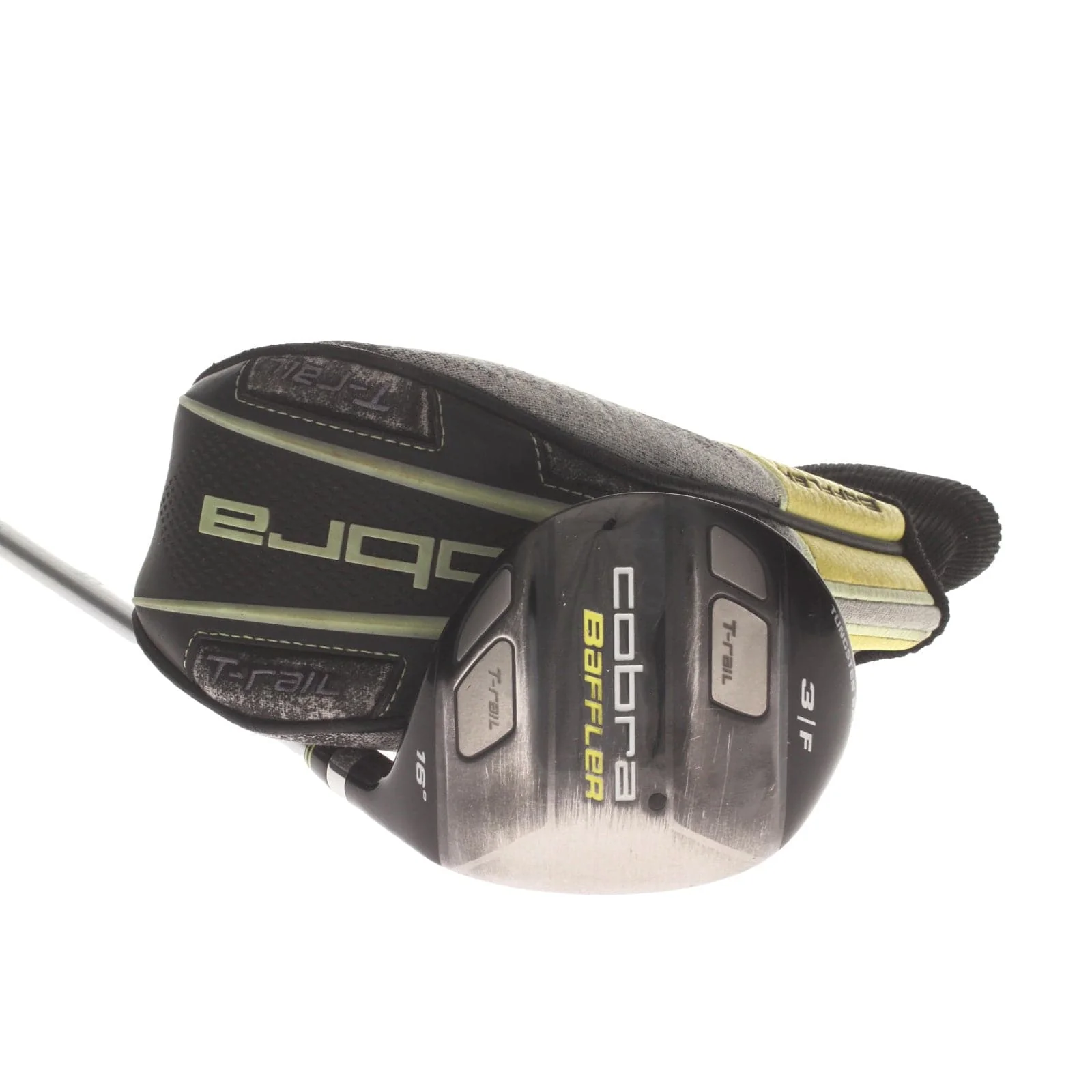 Cobra King T-Rail Baffler Graphite Mens Right Hand Fairway 3 Wood 15* Stiff - Graphite Design Tour AD Baffler 60g