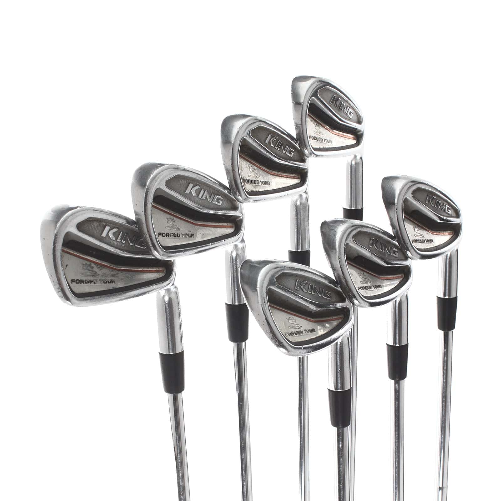Cobra King Tour Forged Steel Mens Right Hand Irons 4-PW Regular - KBS Tour FLT 110 - Image 2