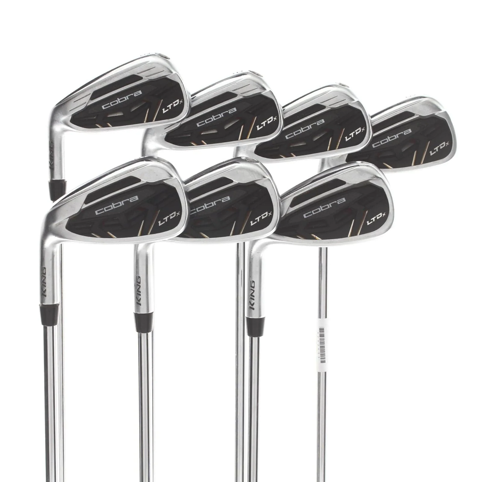 Cobra LTDx Steel Mens Left Hand Irons 5-GW Regular - KBS Tour 90