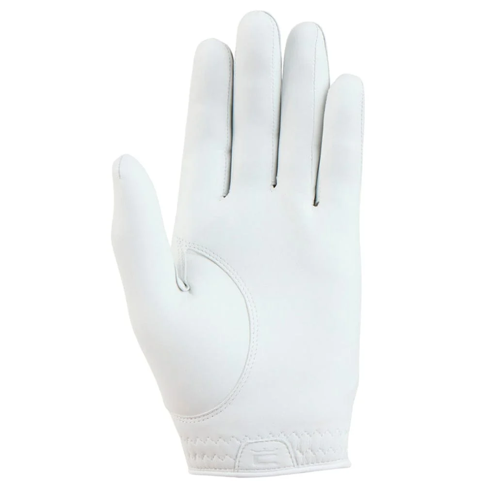 Cobra Pur Tour Cabretta Leather Golf Glove - White - 3 Pack '26 - Image 3