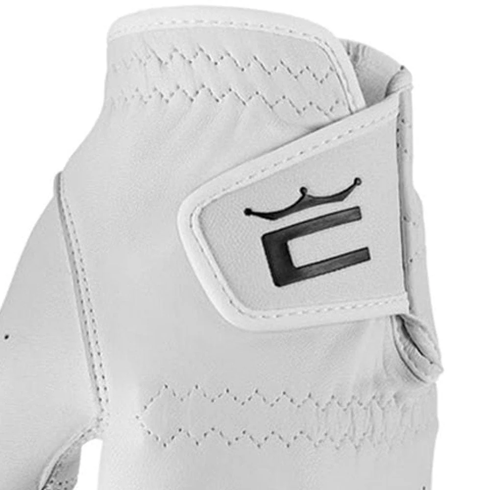 Cobra Pur Tour Cabretta Leather Golf Glove - White - 3 Pack - Image 4