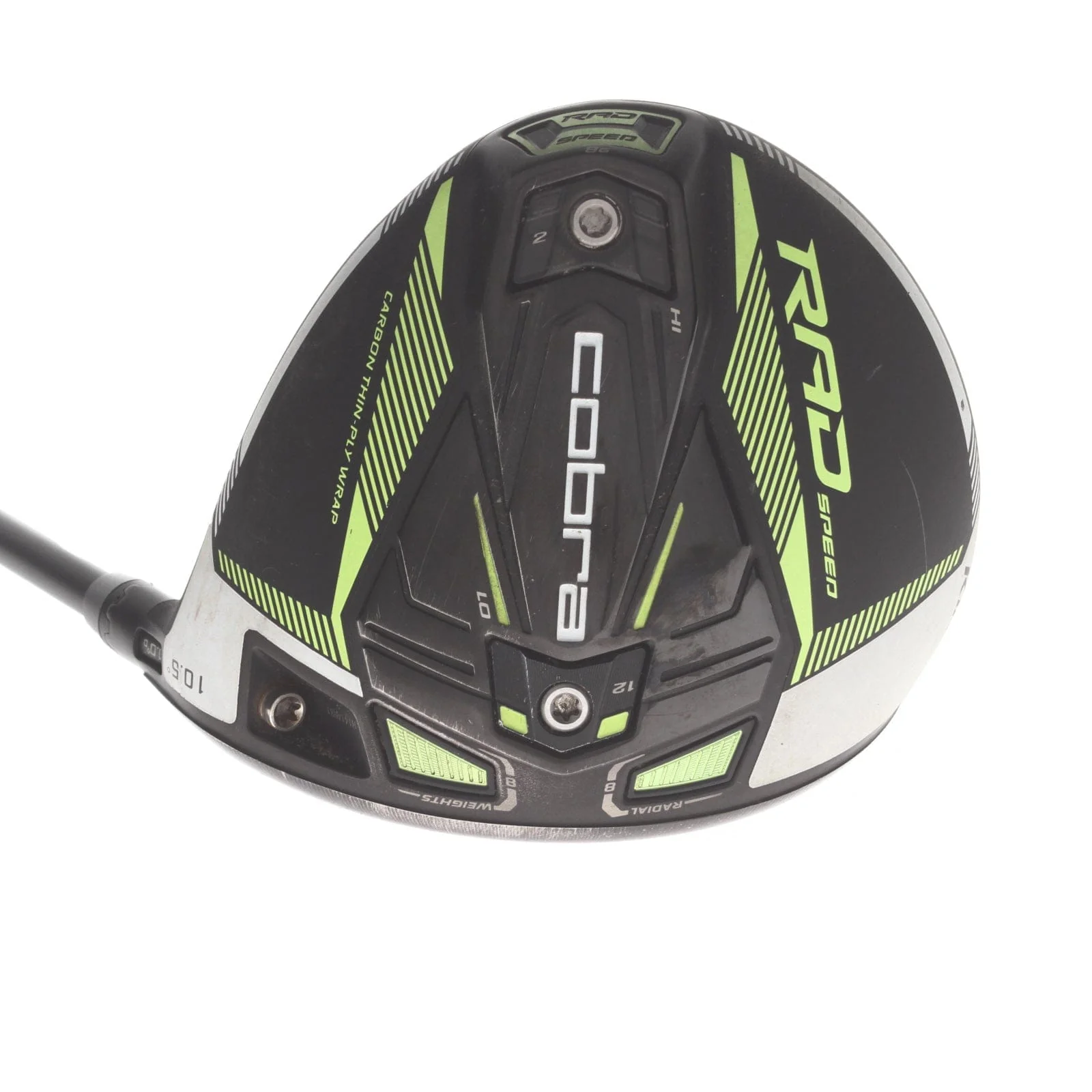 Cobra Radspeed Graphite Mens Right Hand Driver 10.5* Stiff - HZRDUS Black