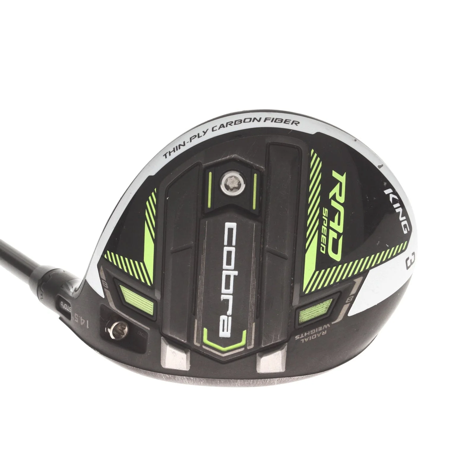 Cobra Radspeed Graphite Mens Right Hand Fairway 3 Wood 14.5* Regular - Evenflow Riptide CB 50
