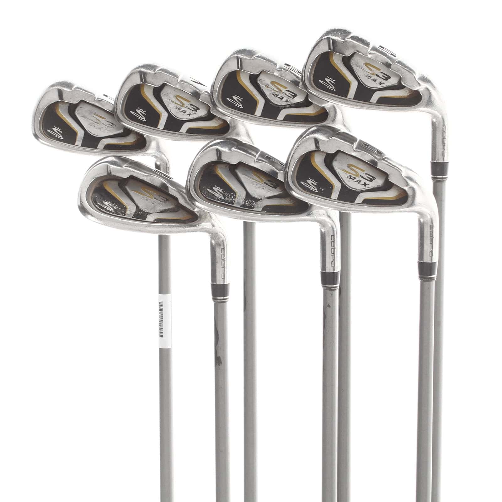 Cobra S3 Max Graphite Mens Right Hand Irons 5-SW Lite - UST Mamiya iHS 60