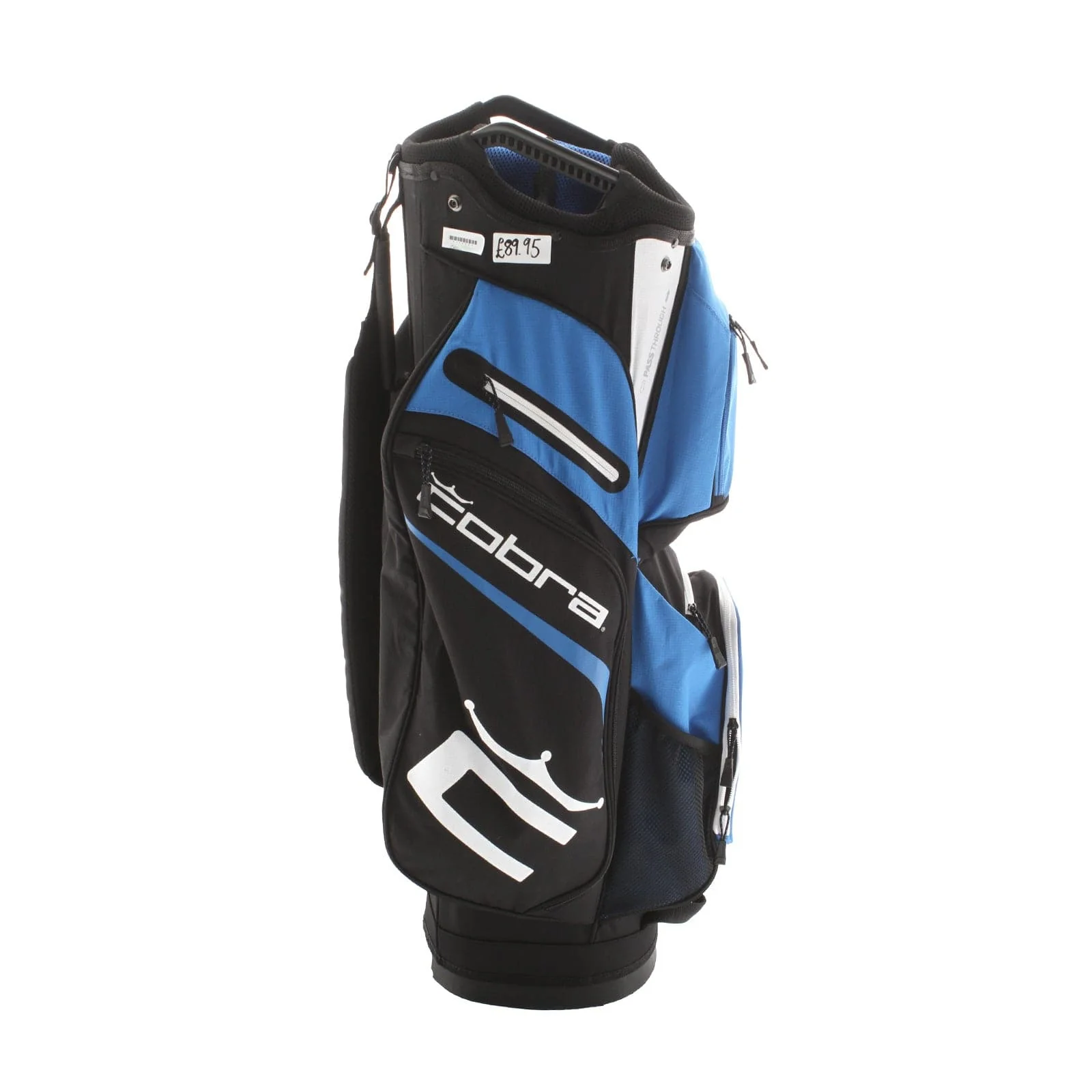 Cobra Signature Cart Bag - Black/Blue/White - Image 3