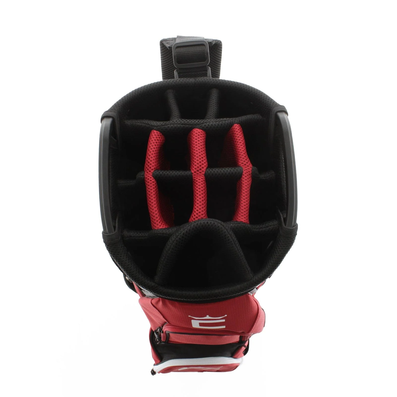 Cobra Signature Cart Bag - Black/White/Red - Image 2