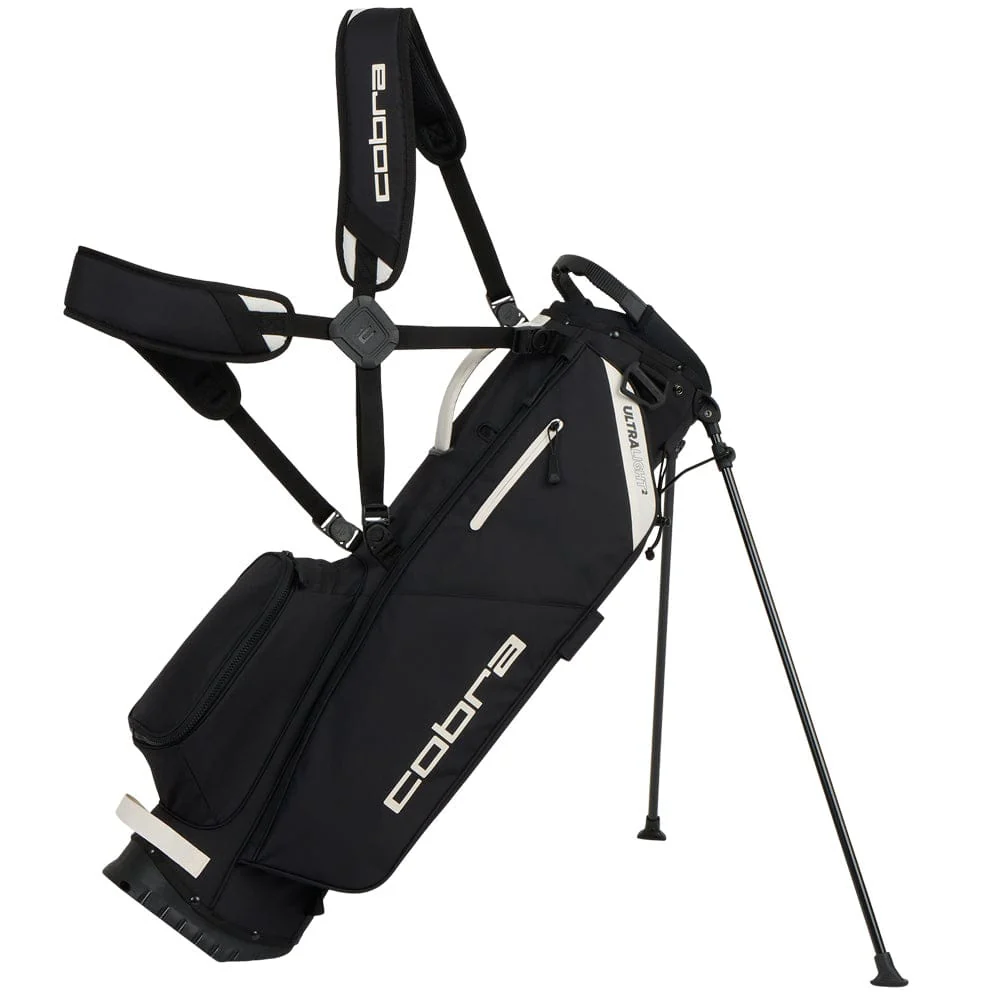 Cobra Ultralight 2 Stand Bag - Black/Sugared Almond