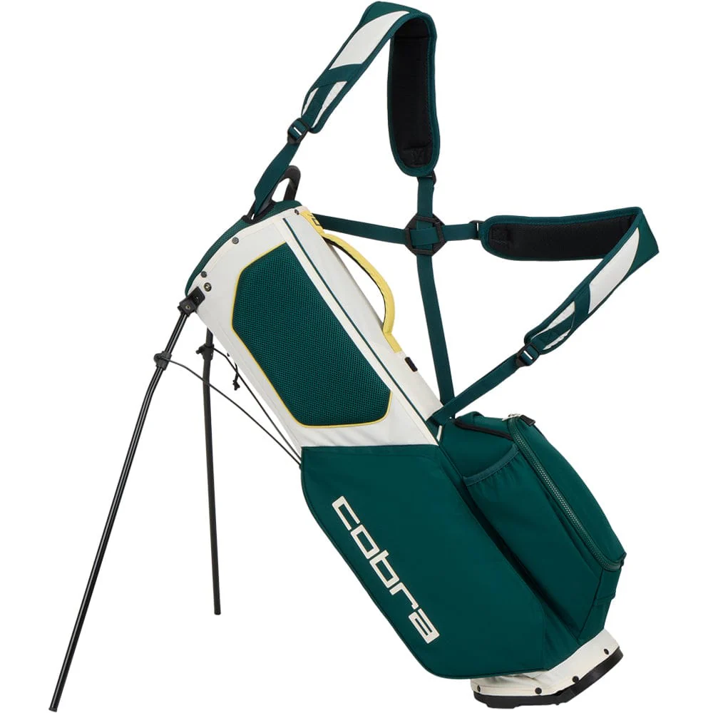 Cobra Ultralight 2 Pro Stand Bag - Sugared Almond/Dark Mrytle/Sunny Yellow - Image 3