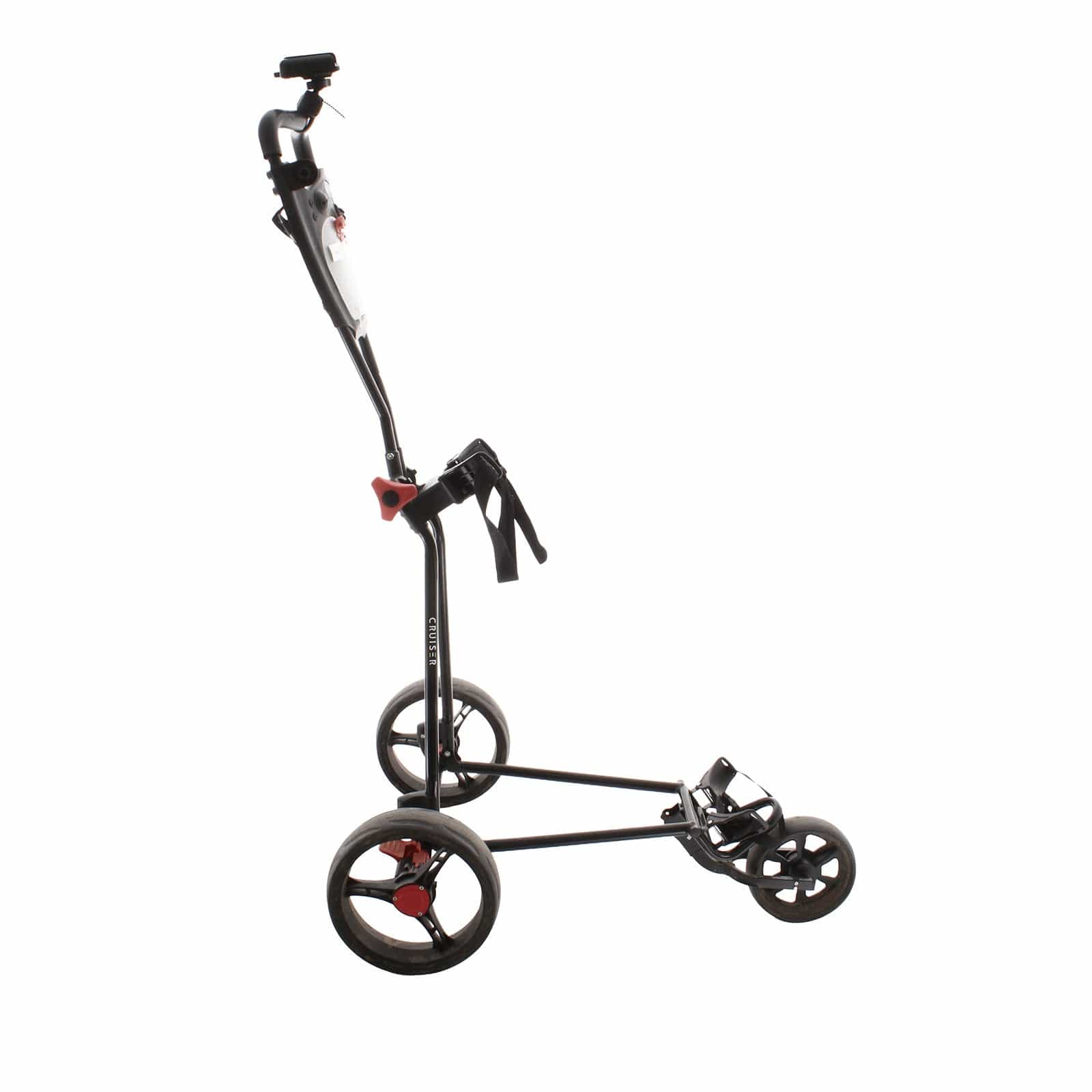 Cruiser 3-Wheel Push/Pull Trolley - Black/Red - Image 3