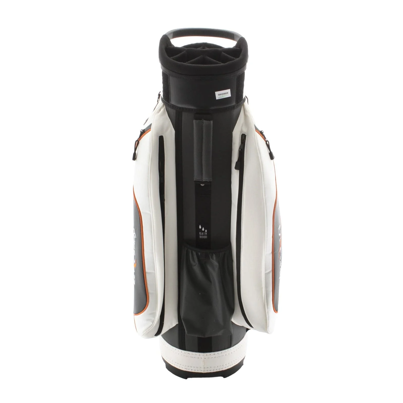 Ezi Caddy Cart Bag - Black/White/Orange - Image 5