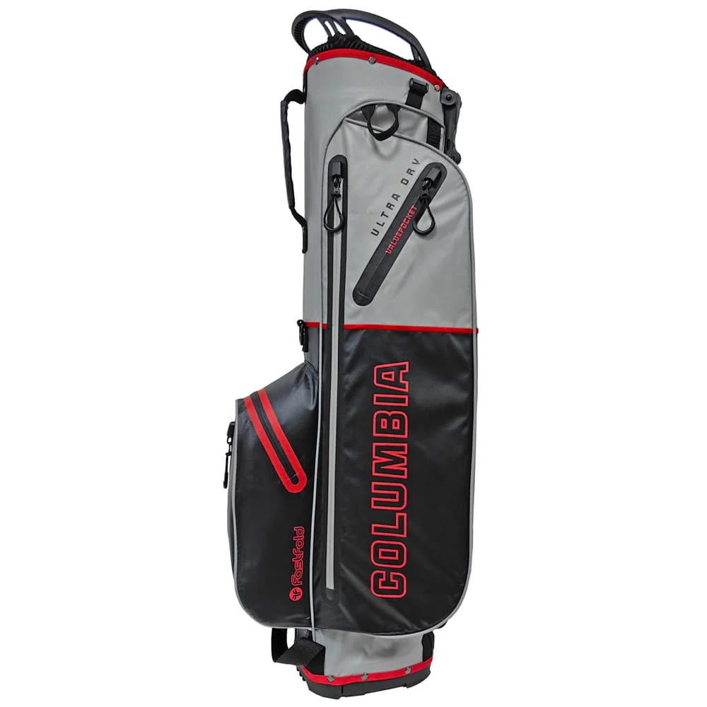 Fastfold Columbia Waterproof Stand Bag - Black/Grey - Image 2