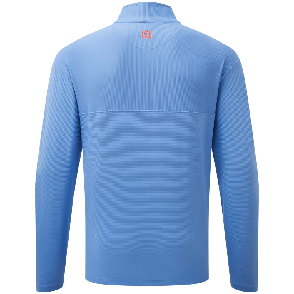 FootJoy Angled Ottoman Chillout 1/4 Zip Pullover - Coastal Blue - Image 2