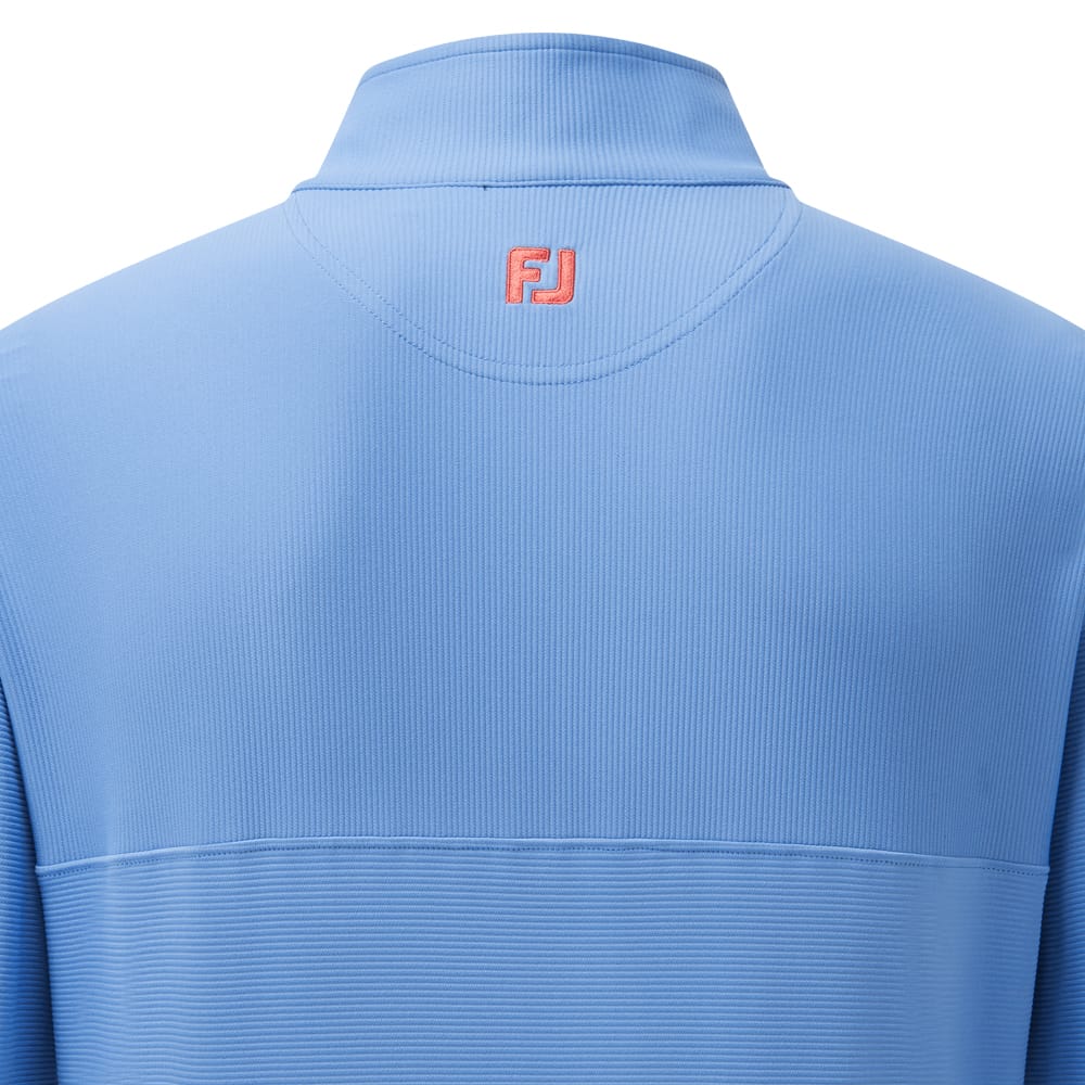 FootJoy Angled Ottoman Chillout 1/4 Zip Pullover - Coastal Blue - Image 4