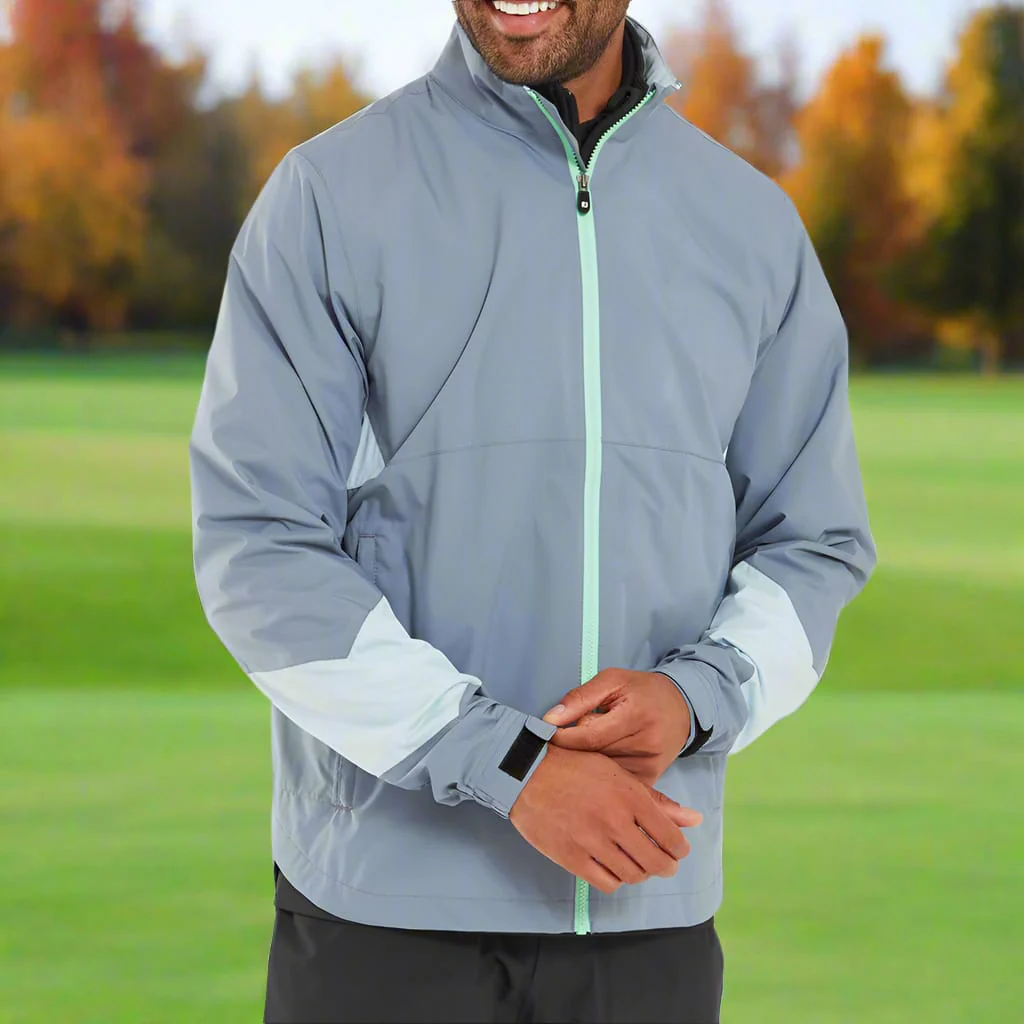 FootJoy HydroLite X Waterproof Suit - Flint/Niagara/Black - Image 9