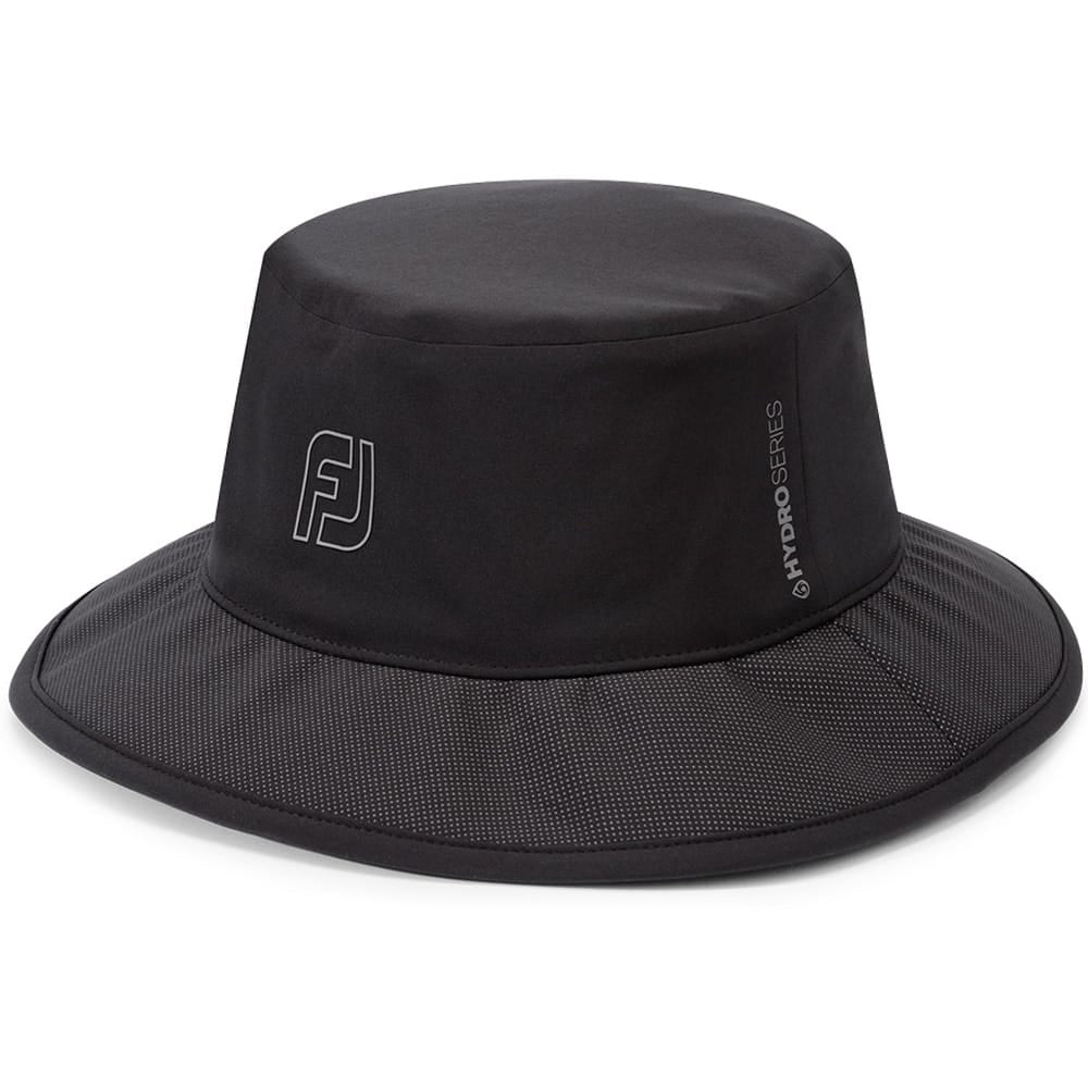 FootJoy Hydroseries Waterproof Bucket Hat - Black