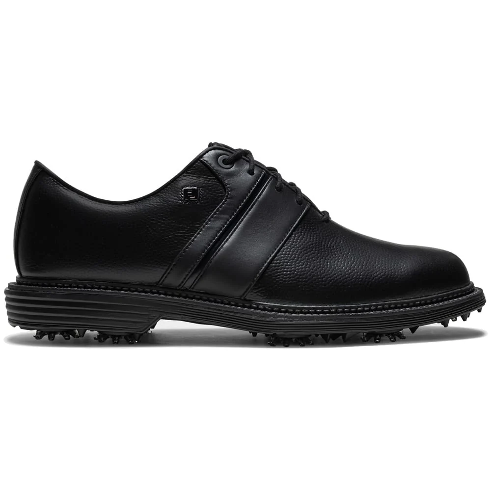FootJoy Premiere Series Packard Waterproof Spiked Shoes - Black/Black/Dark Grey