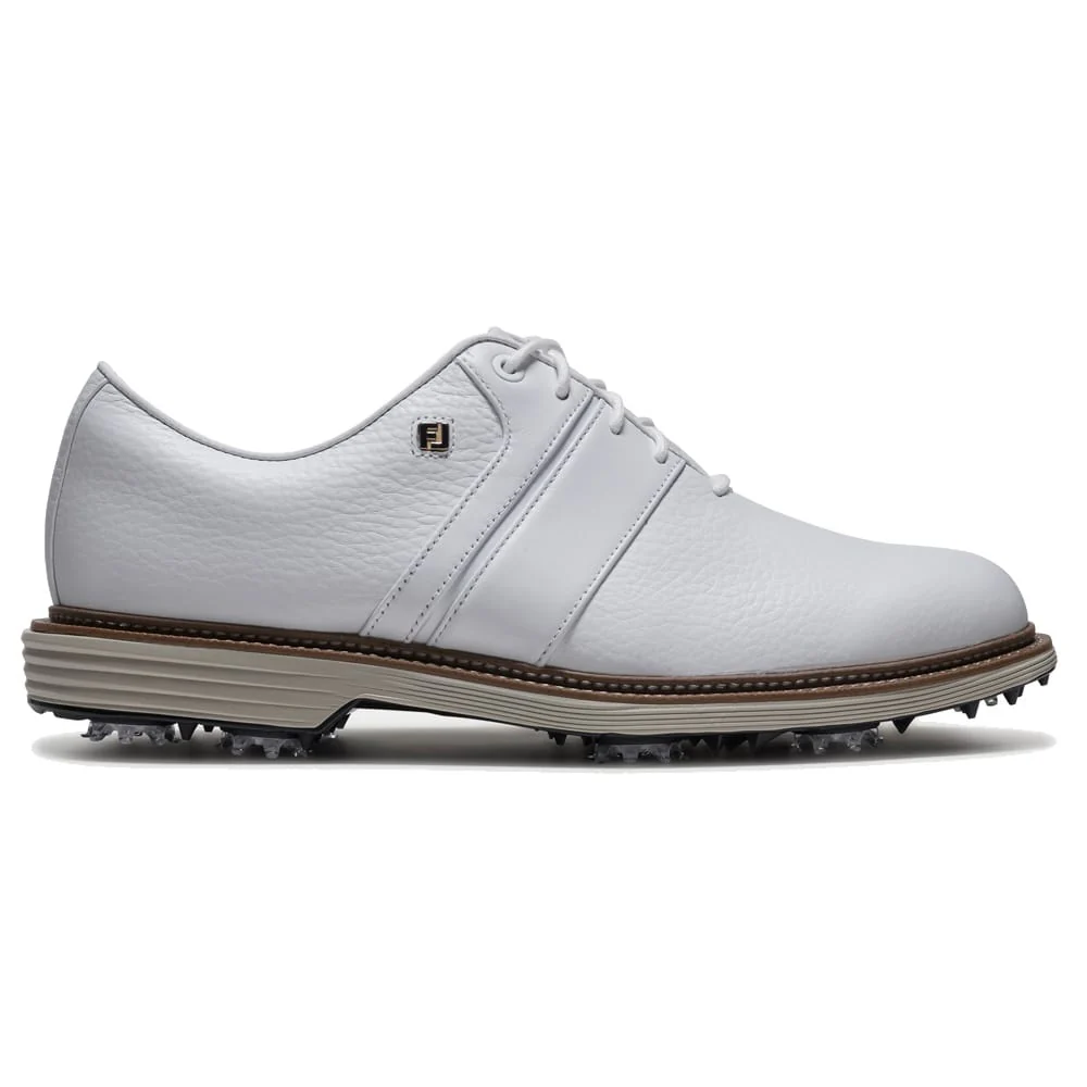 FootJoy Premiere Series Packard Waterproof Spiked Shoes - White/White