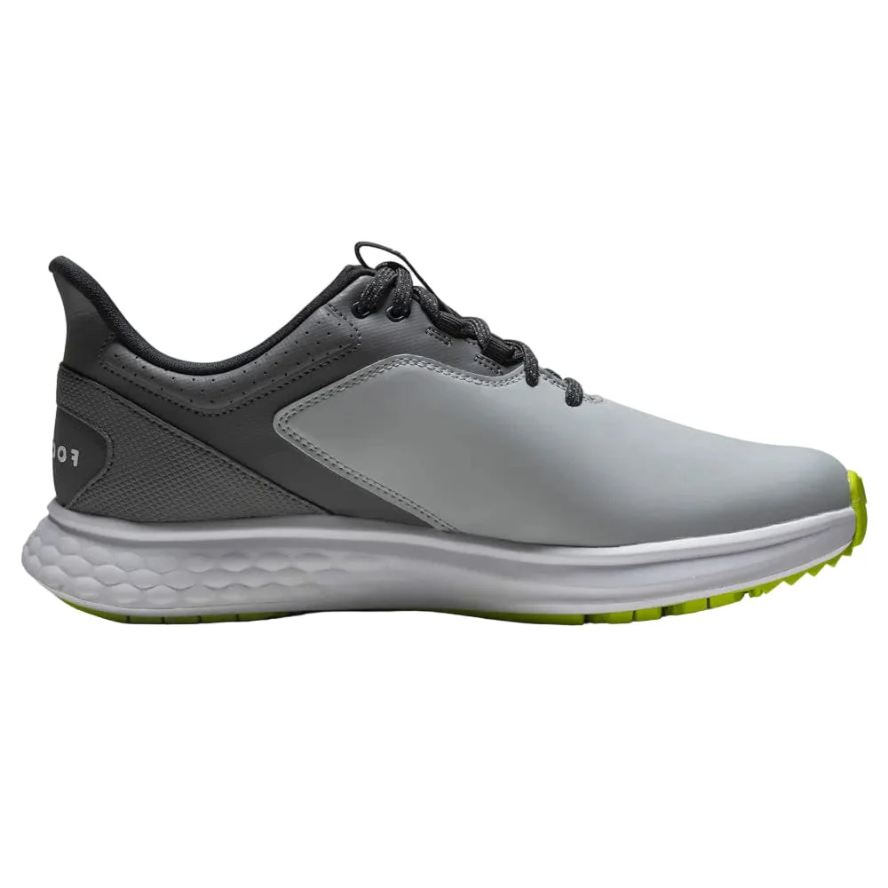 FootJoy Pulse Spikeless Waterproof Shoes - Grey/Grey/Lime