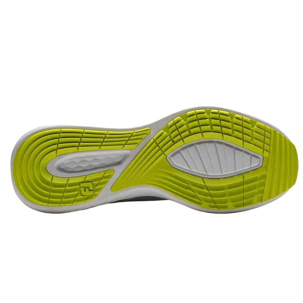 FootJoy Pulse Spikeless Waterproof Shoes - Grey/Grey/Lime - Image 2