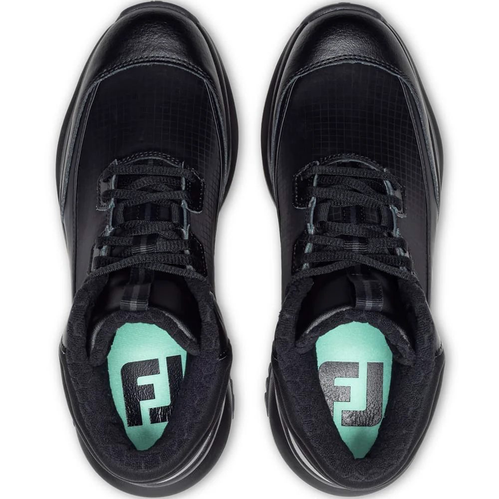FootJoy Ladies Stormwalker Spiked Waterproof Boots - Black - Image 3