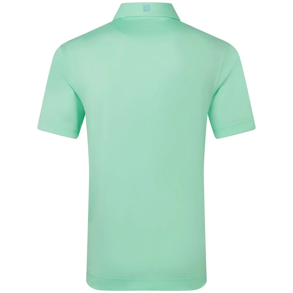 FootJoy Stretch Pique Solid Polo Shirt - Sea Glass - Image 2