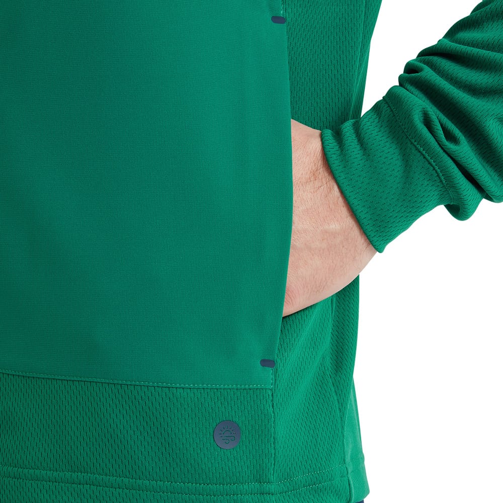 FootJoy Tempo Hybrid Full Zip Jacket - Field Green - Image 4