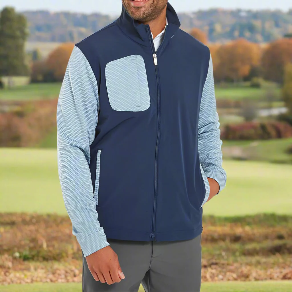 FootJoy Thermoseries Hybrid Jacket - Navy/Grey - Image 6