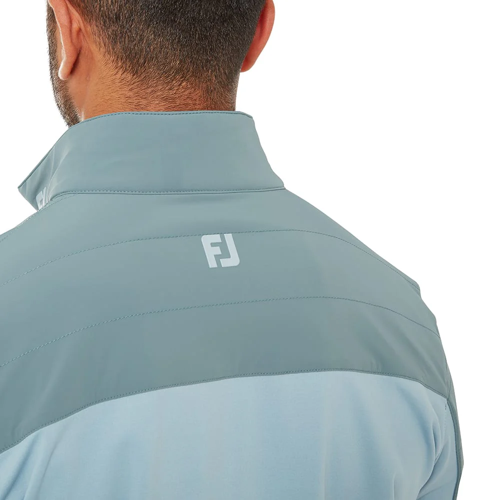 FootJoy Thermoseries Hybrid Midlayer - Green/Grey - Image 3